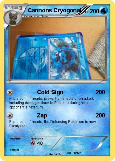 Pokemon Cannons Cryogonal