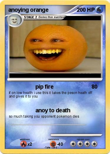 Pokemon anoying orange