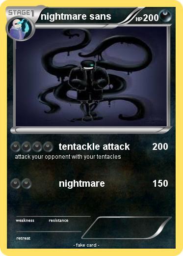 Pokemon nightmare sans