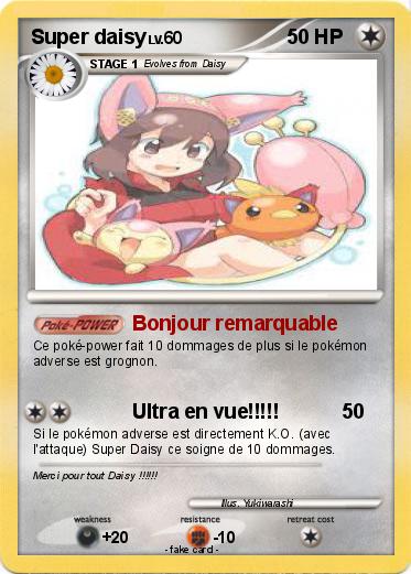 Pokemon Super daisy