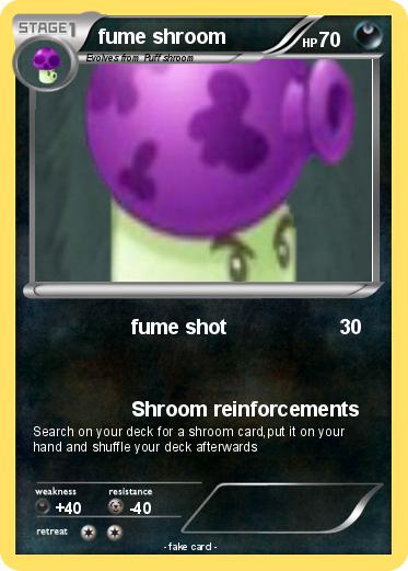 Pokemon fume shroom