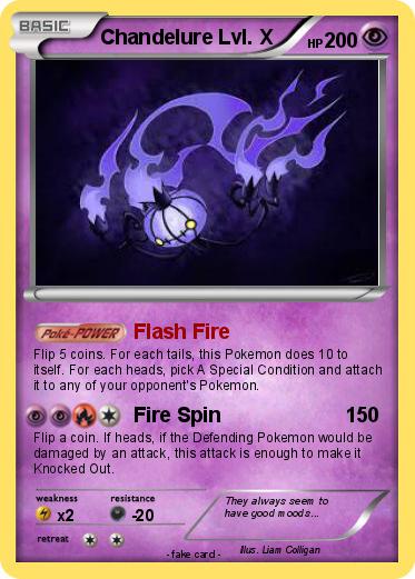 Pokemon Chandelure Lvl. X