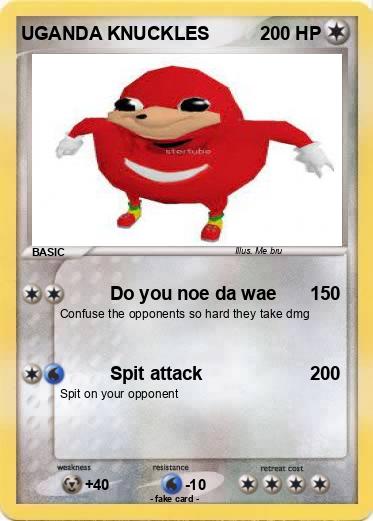 Pokemon UGANDA KNUCKLES