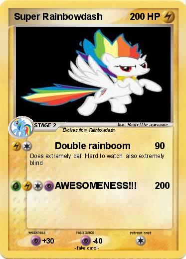 Pokemon Super Rainbowdash