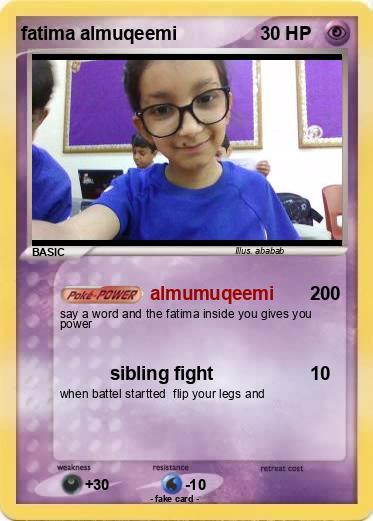 Pokemon fatima almuqeemi