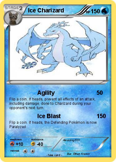Pokemon Ice Charizard