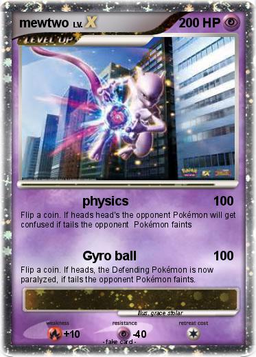 Pokemon mewtwo