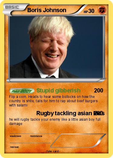 Pokemon Boris Johnson