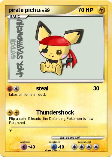 Pokemon pirate pichu