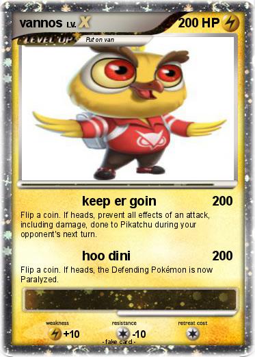 Pokemon vannos