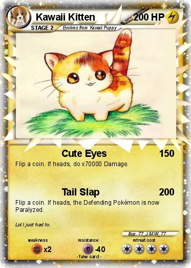 Pokemon Kawaii Kitten