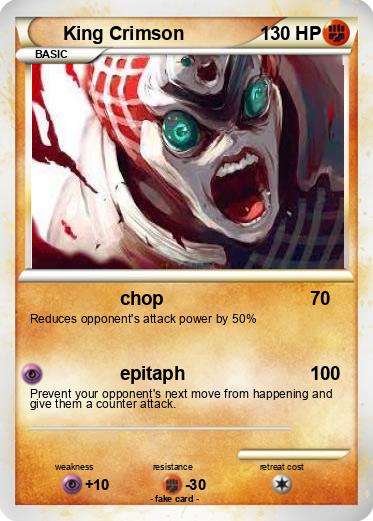 Pokemon King Crimson