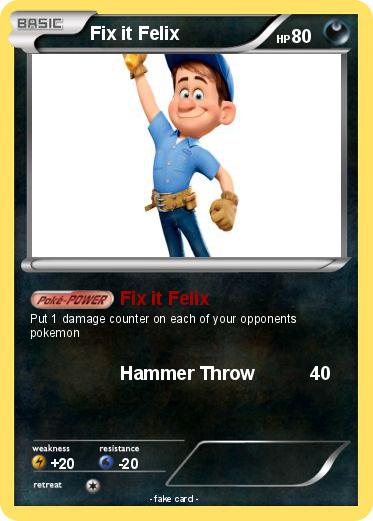 Pokemon Fix it Felix