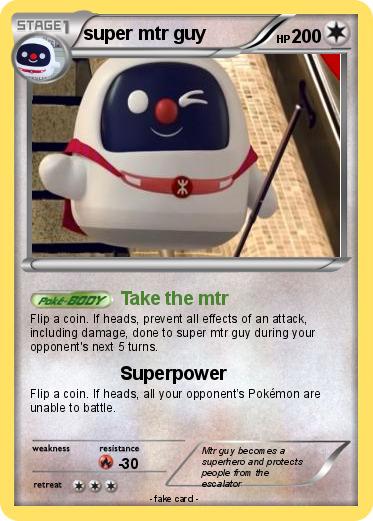 Pokemon super mtr guy