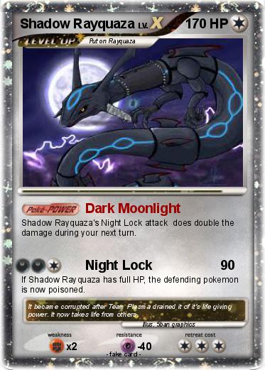 Pokemon Shadow Rayquaza
