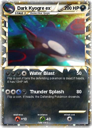 Pokemon Dark Kyogre ex