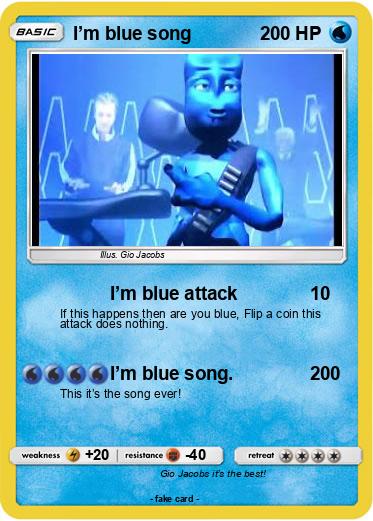 Pokemon I’m blue song