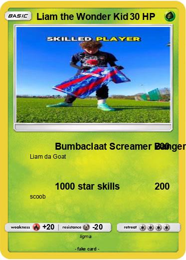 Pokemon Liam the Wonder Kid