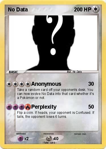 Pokemon No Data
