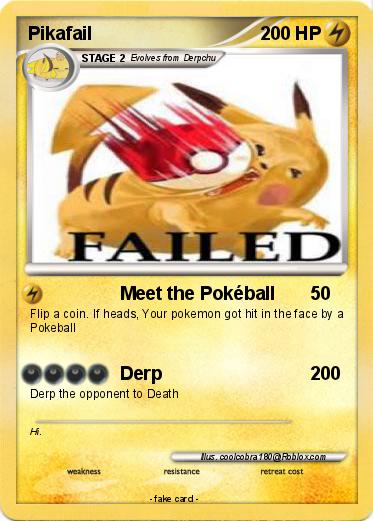 Pokemon Pikafail