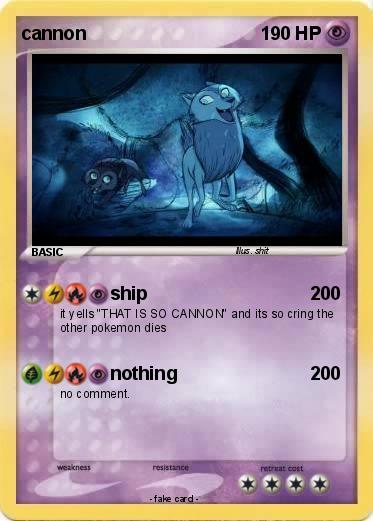 Pokemon cannon