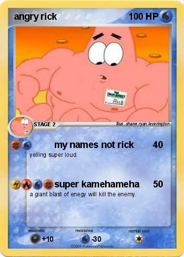 Pokemon angry rick