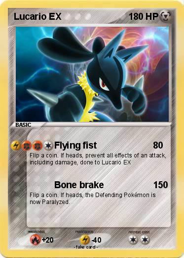Pokemon Lucario EX