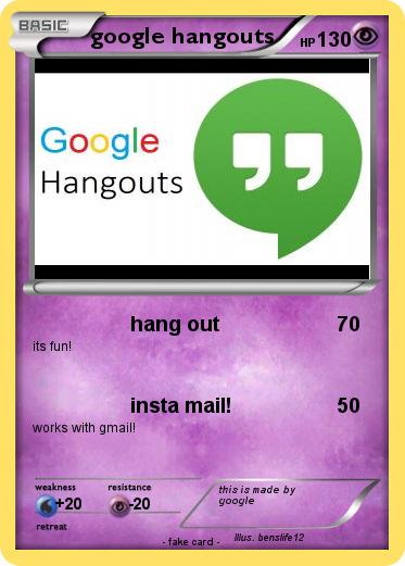 Pokemon google hangouts