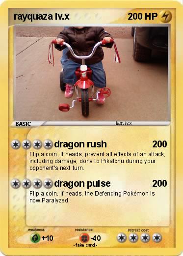 Pokemon rayquaza lv.x