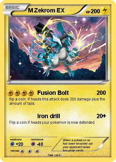 Pokemon M Zekrom EX