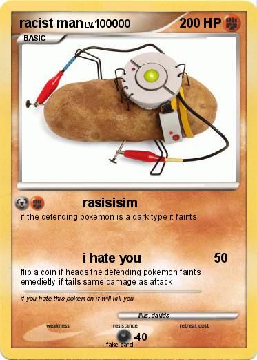 Pokemon racist man