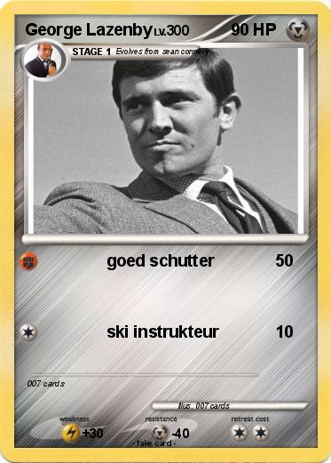 Pokemon George Lazenby