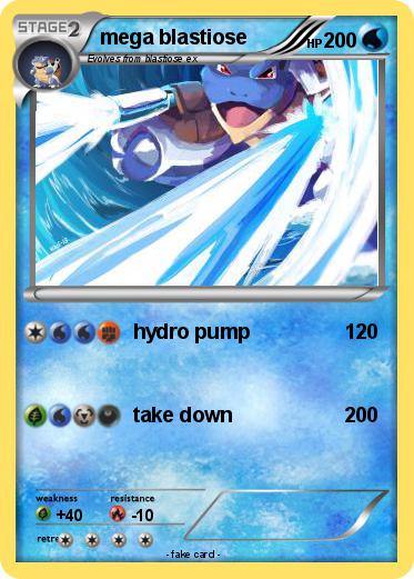 Pokemon mega blastiose