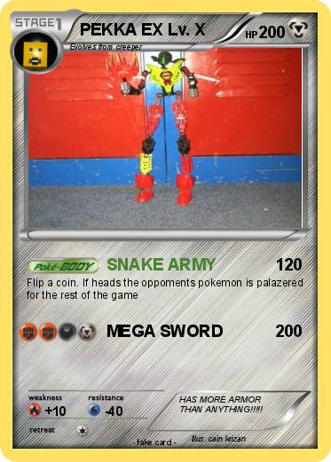 Pokemon PEKKA EX Lv. X
