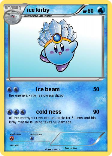 Pokemon ice kirby
