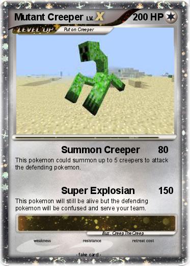 Pokemon Mutant Creeper