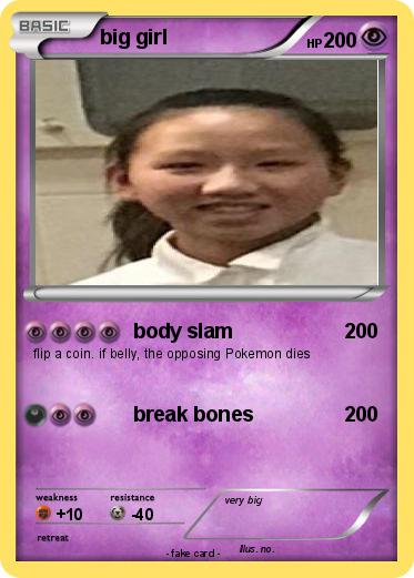 Pokemon big girl