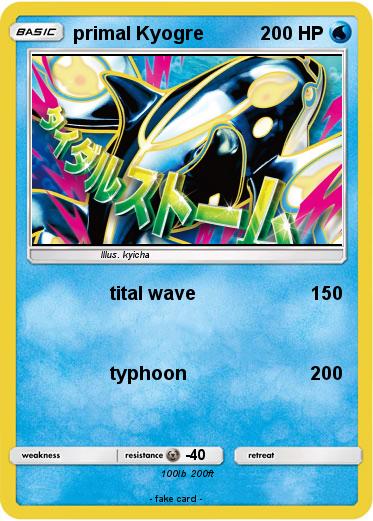 Pokemon primal Kyogre