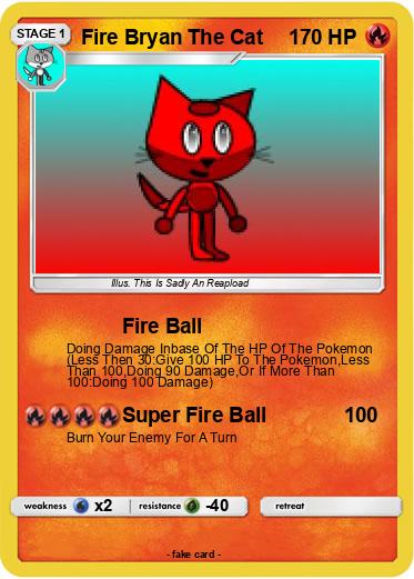 Pokemon Fire Bryan The Cat