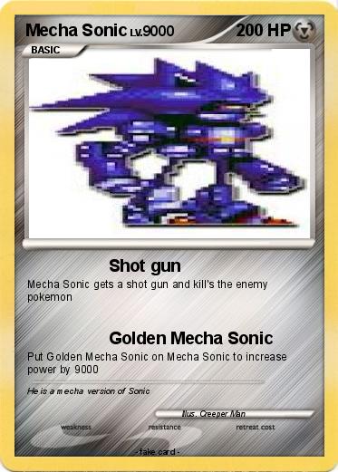 Pokemon Mecha Sonic