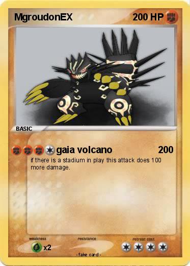 Pokemon MgroudonEX