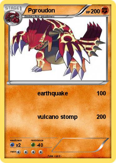 Pokemon Pgroudon