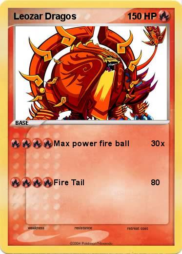Pokemon Leozar Dragos