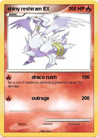Pokemon shiny reshiram EX