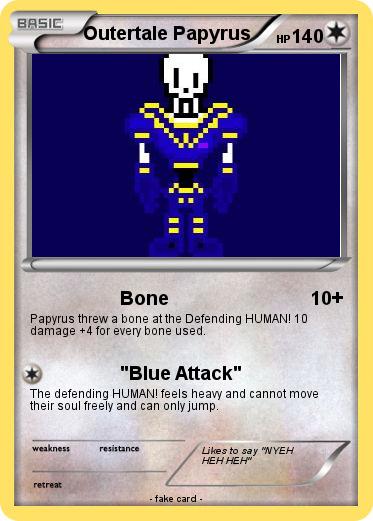 Pokemon Outertale Papyrus