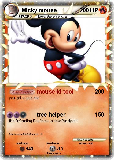 Pokemon Micky mouse