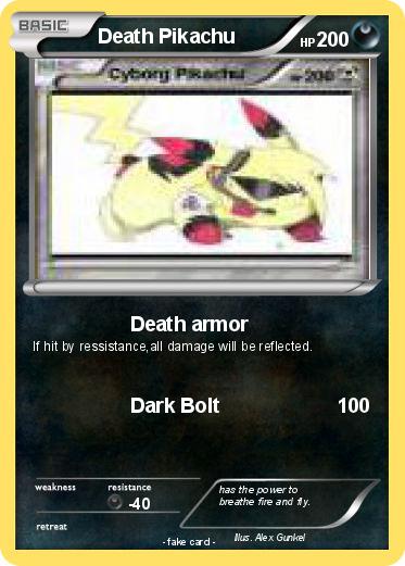 Pokemon Death Pikachu