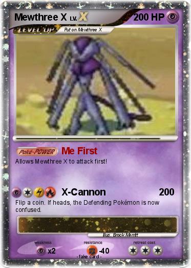 Pokemon Mewthree X