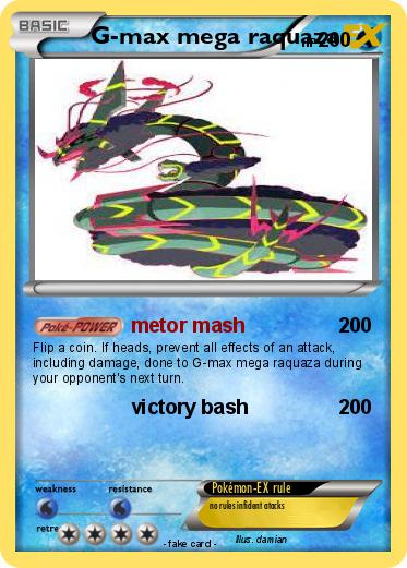 Pokemon G-max mega raquaza