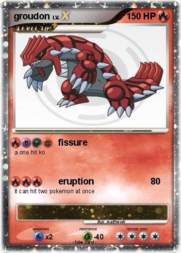 Pokemon groudon